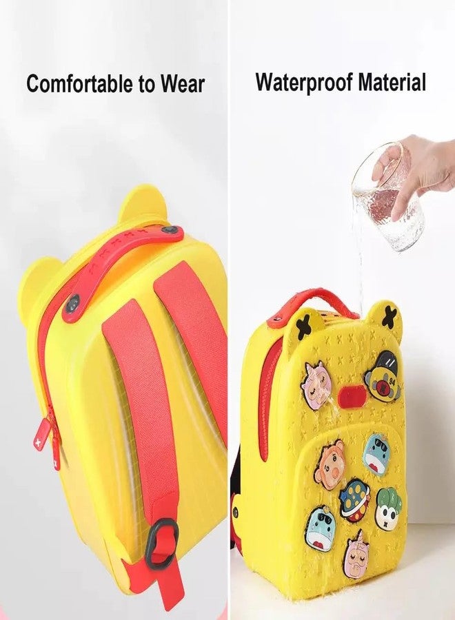 STOFFIER GARTEN School Bag For Girls Boys Kids Eco Friendly Waterproof Material for Fun Loving Kids School Bag Pack of 1 Multi colour - Image 3